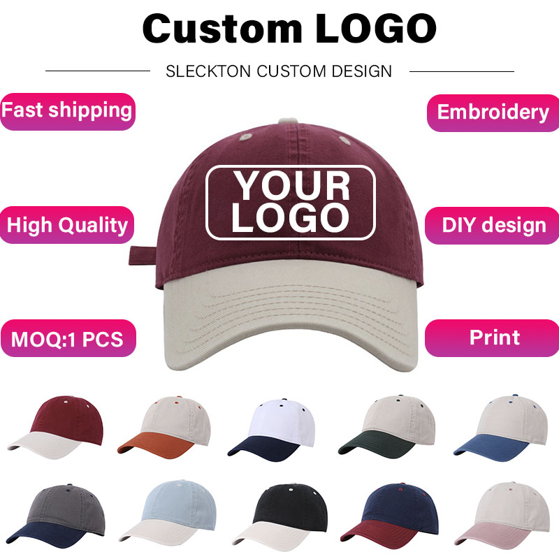 Stussy Bucket Hat - SLECKTON 女性用の刺繍入り野球帽,高品質のコットンソフトキャップ,女の子用の帽子,パーソナライズされたロゴ,日曜大工,卸売り