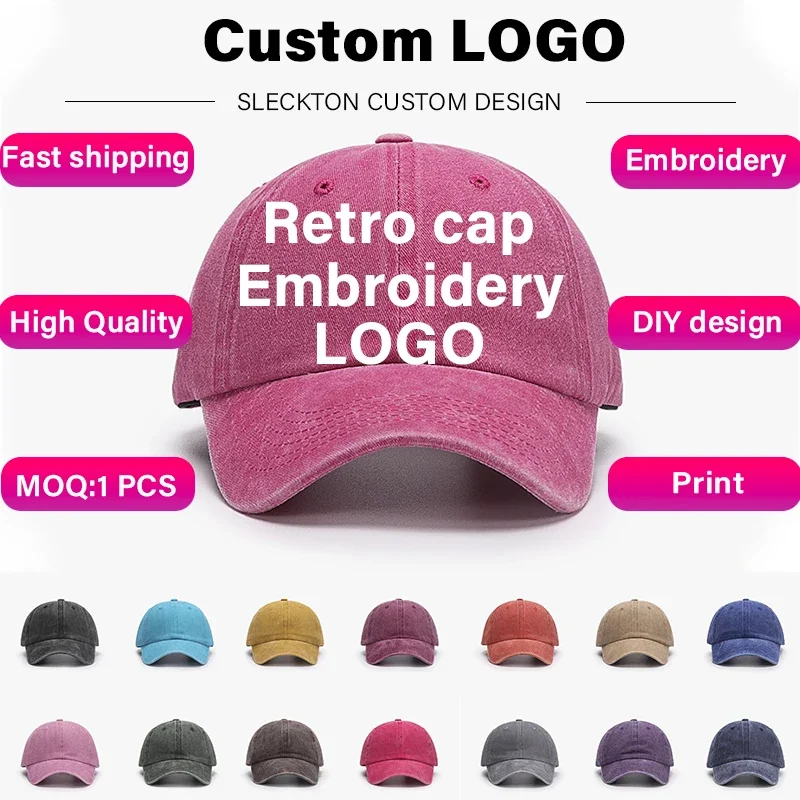 SLECKTON カスタムロゴレトロ野球帽男性と女性 DIY - Stussy Bucket Hat のレビューと価格